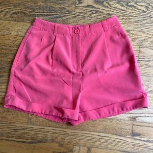 American Apparel Pink Trouser Shorts. Size S.